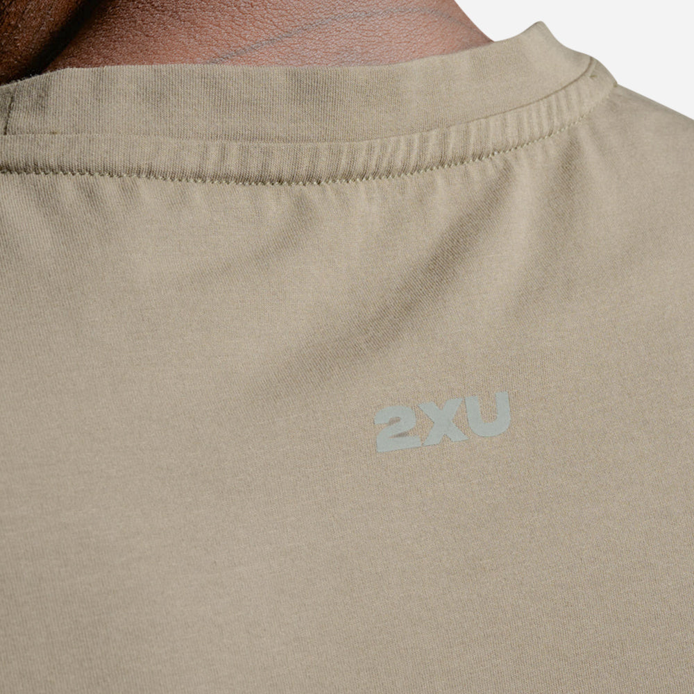 Áo Ba Lỗ Nam 2XU Motion Cotton Flex - Nâu - Supersports Vietnam