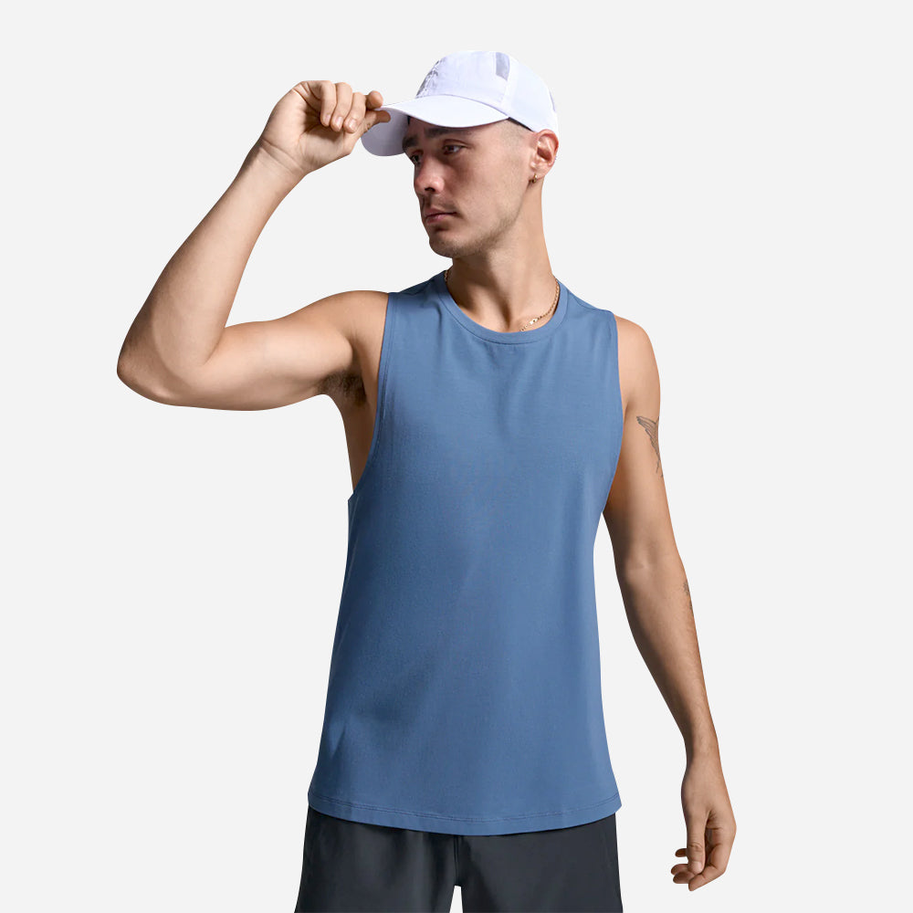 Áo Ba Lỗ Nam 2XU Motion Cotton Flex - Xanh Dương - Supersports Vietnam