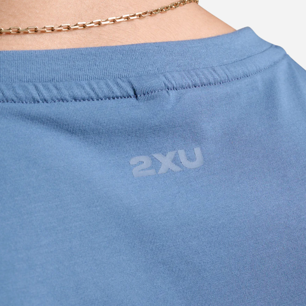 Áo Ba Lỗ Nam 2XU Motion Cotton Flex - Xanh Dương - Supersports Vietnam