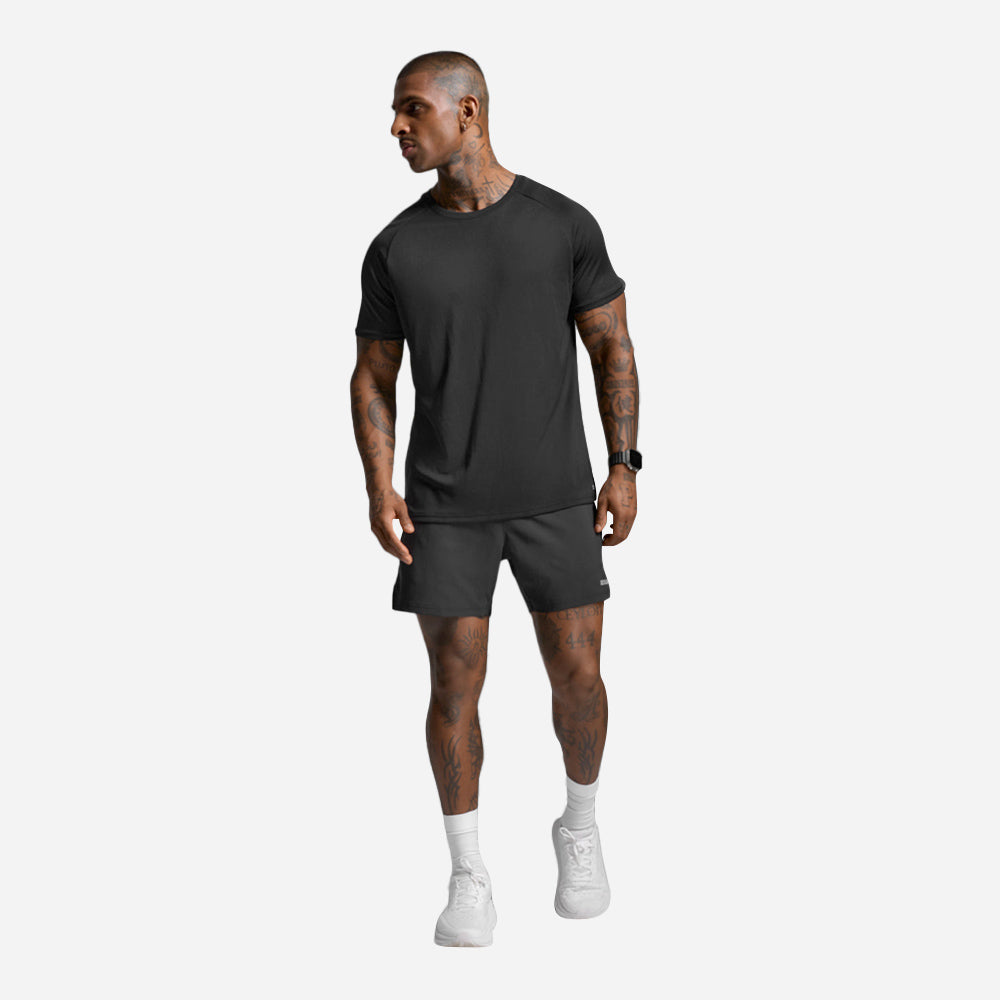 Áo Thun Nam 2XU Aero Mesh - Đen - Supersports Vietnam