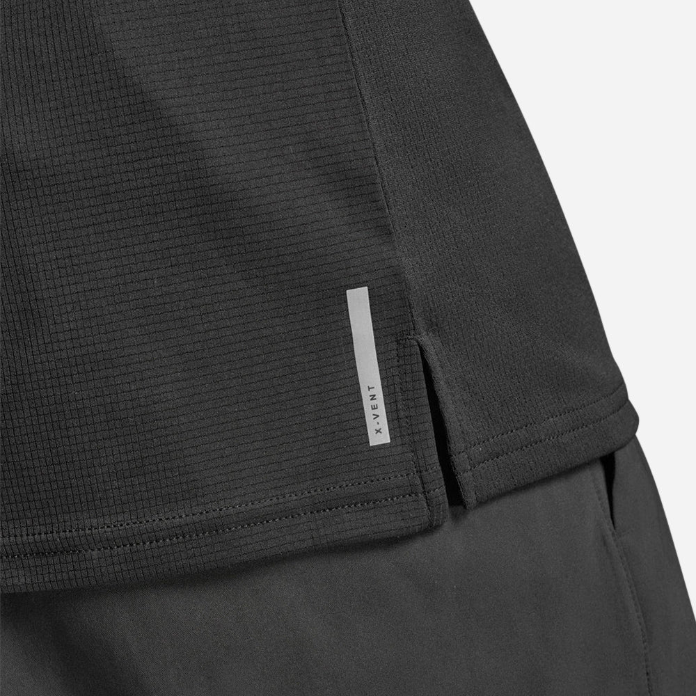 Áo Thun Nam 2XU Aero Mesh - Đen - Supersports Vietnam