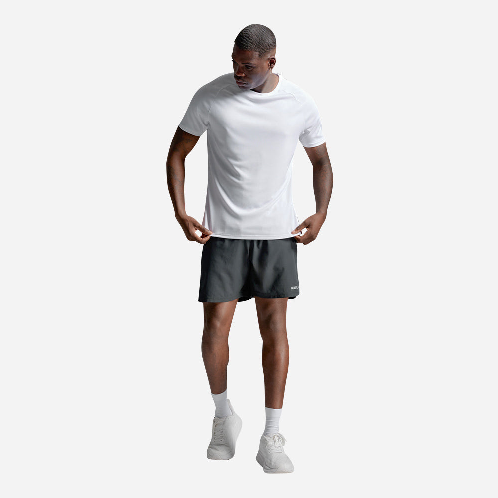 Áo Thun Nam 2XU Aero Mesh - Trắng - Supersports Vietnam