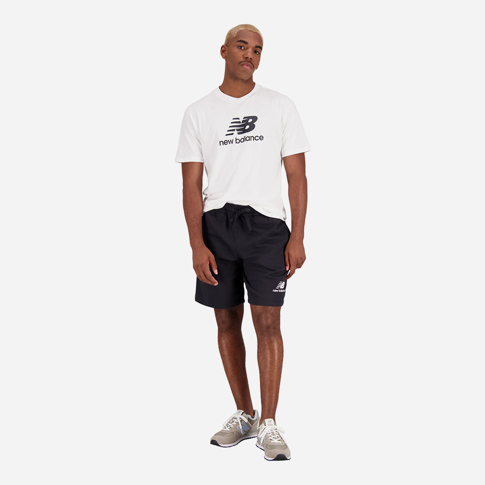 Quần Ngắn Nam New Balance Essentials Stacked Logo French Terry - Supersports Vietnam