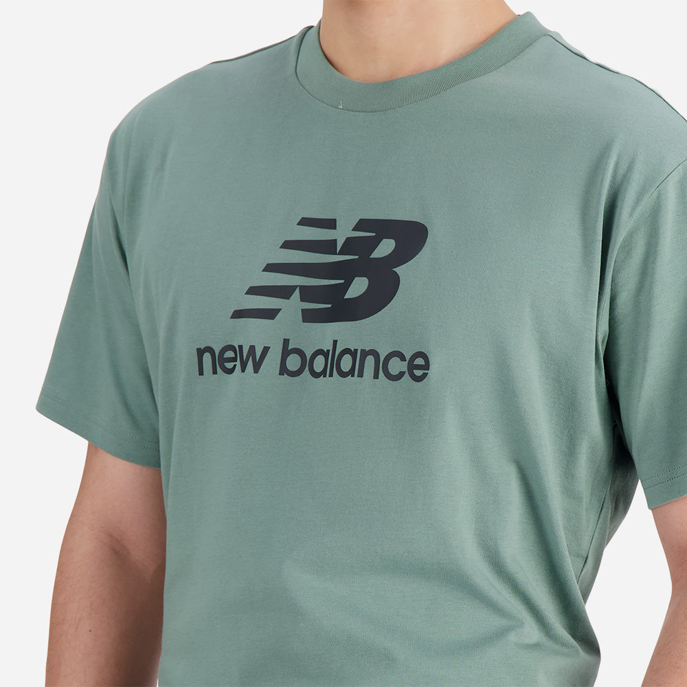 Áo Thun Nam New Balance Essentials Stacked Logo Cotton Jersey - Supersports Vietnam