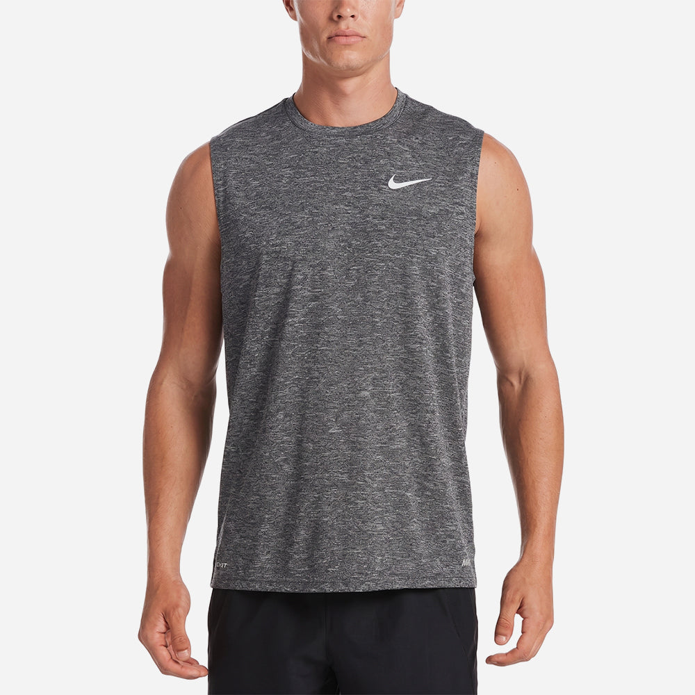 Áo Bơi Chống Nắng Nam Nike Swim Hydroguard Essential Heather Sleeveless - Xám - Supersports Vietnam