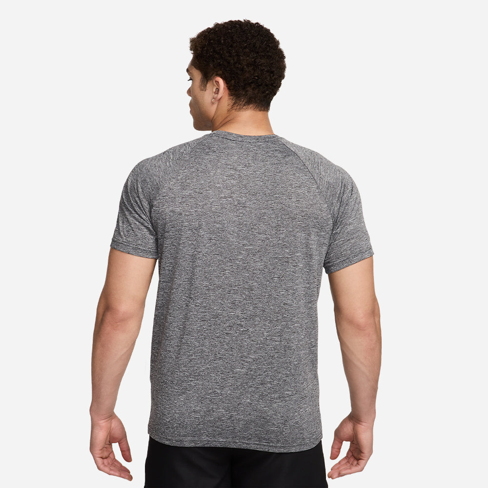 Áo Bơi Chống Nắng Nam Nike Swim Hydroguard Essential Heather Short Sleeve - Xám - Supersports Vietnam