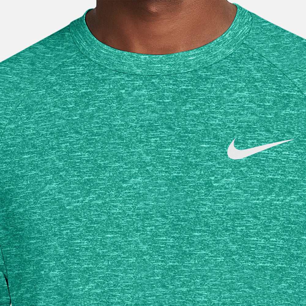 Áo Bơi Chống Nắng Nam Nike Swim Hydroguard Essential Heather Short Sleeve - Xanh Lá - Supersports Vietnam