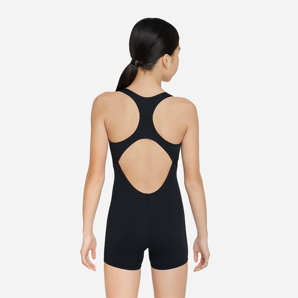 Đồ Bơi Thể Thao Một Mảnh Bé Gái Nike Swim Racerback Legsuit - Đen - Supersports Vietnam
