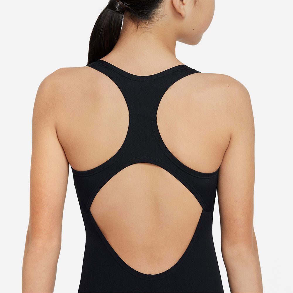 Đồ Bơi Thể Thao Một Mảnh Bé Gái Nike Swim Racerback Legsuit - Đen - Supersports Vietnam