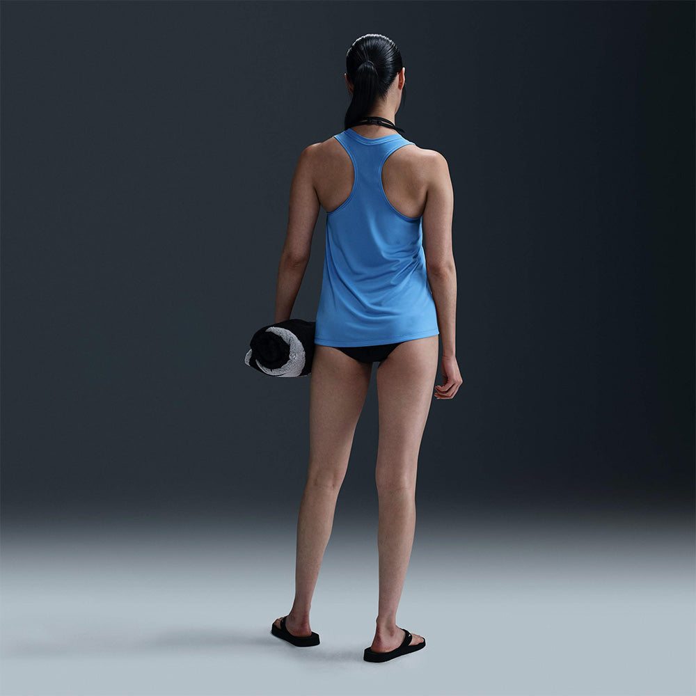 Áo Bơi Thể Thao Nữ Nike Swim Essential - Xanh Dương - Supersports Vietnam