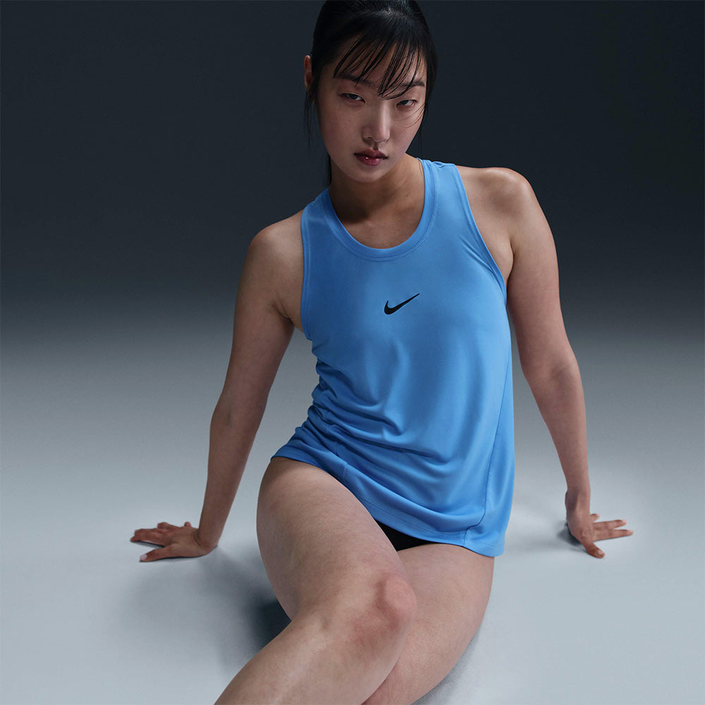 Áo Bơi Thể Thao Nữ Nike Swim Essential - Xanh Dương - Supersports Vietnam