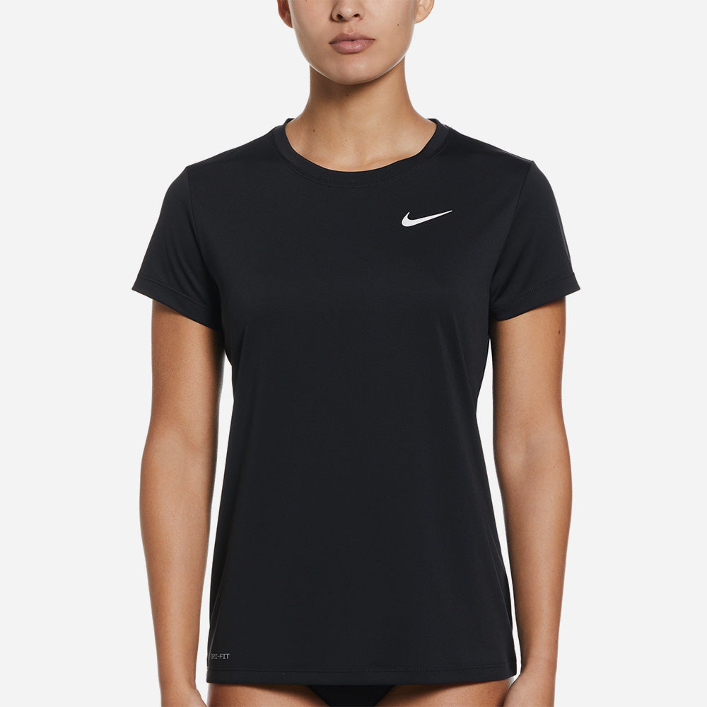 Áo Bơi Nữ Nike Swim Sleeve Hydroguard - Đen - Supersports Vietnam