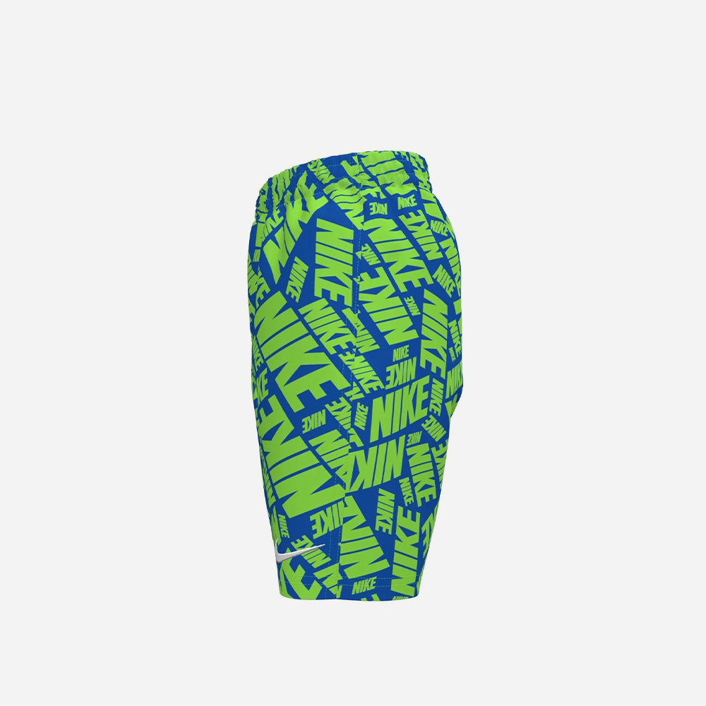 Quần Bơi Bé Trai Nike Swim Tossed Block 7 Inch Volley - Xanh Lá - Supersports Vietnam