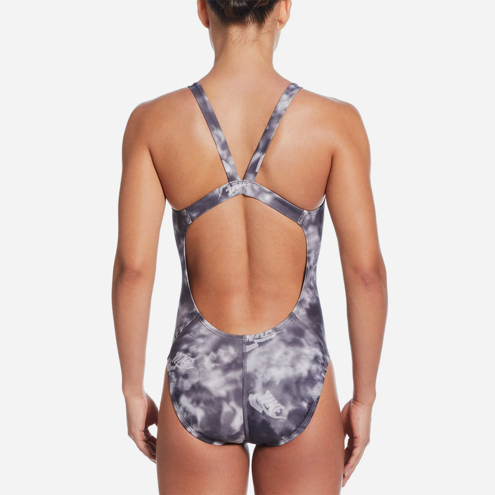 Đồ Bơi Thể Thao Một Mảnh Nữ Nike Swim Fastback - Xám - Supersports Vietnam