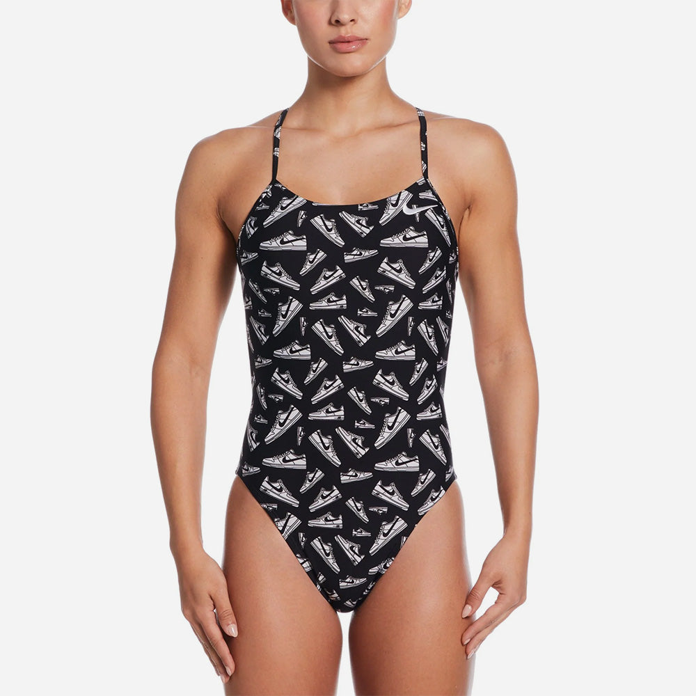 Đồ Bơi Thể Thao Một Mảnh Nữ Nike Swim Cutout - Đen - Supersports Vietnam