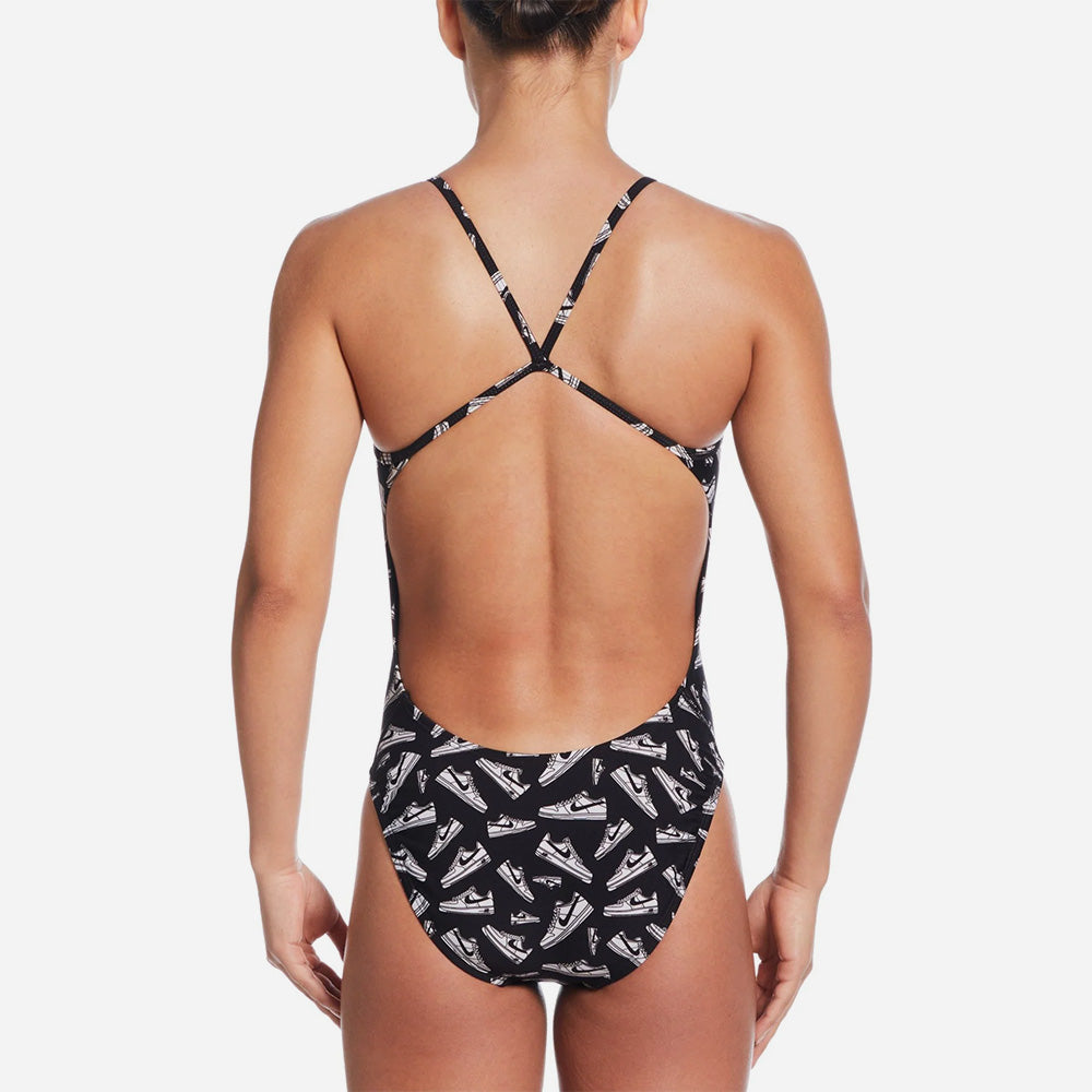 Đồ Bơi Thể Thao Một Mảnh Nữ Nike Swim Cutout - Đen - Supersports Vietnam