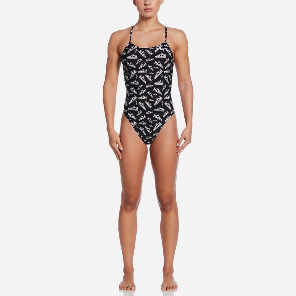 Đồ Bơi Thể Thao Một Mảnh Nữ Nike Swim Cutout - Đen - Supersports Vietnam