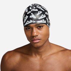 Nón Bơi Người Lớn Nike Swim Multi Graphic - Đen - Supersports Vietnam