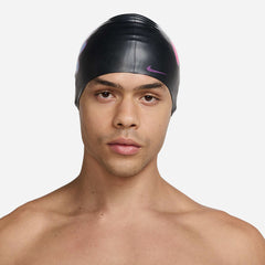 Nón Bơi Người Lớn Nike Swim Multi Graphic - Đen - Supersports Vietnam