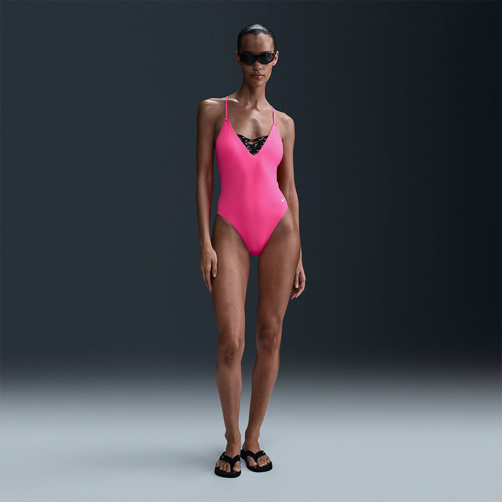 Đồ Bơi Thể Thao Một Mảnh Nữ Nike Swim Crossback - Hồng - Supersports Vietnam