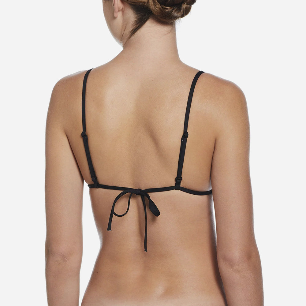 Áo Bơi Thể Thao Nữ Nike Swim Triangle - Đen - Supersports Vietnam