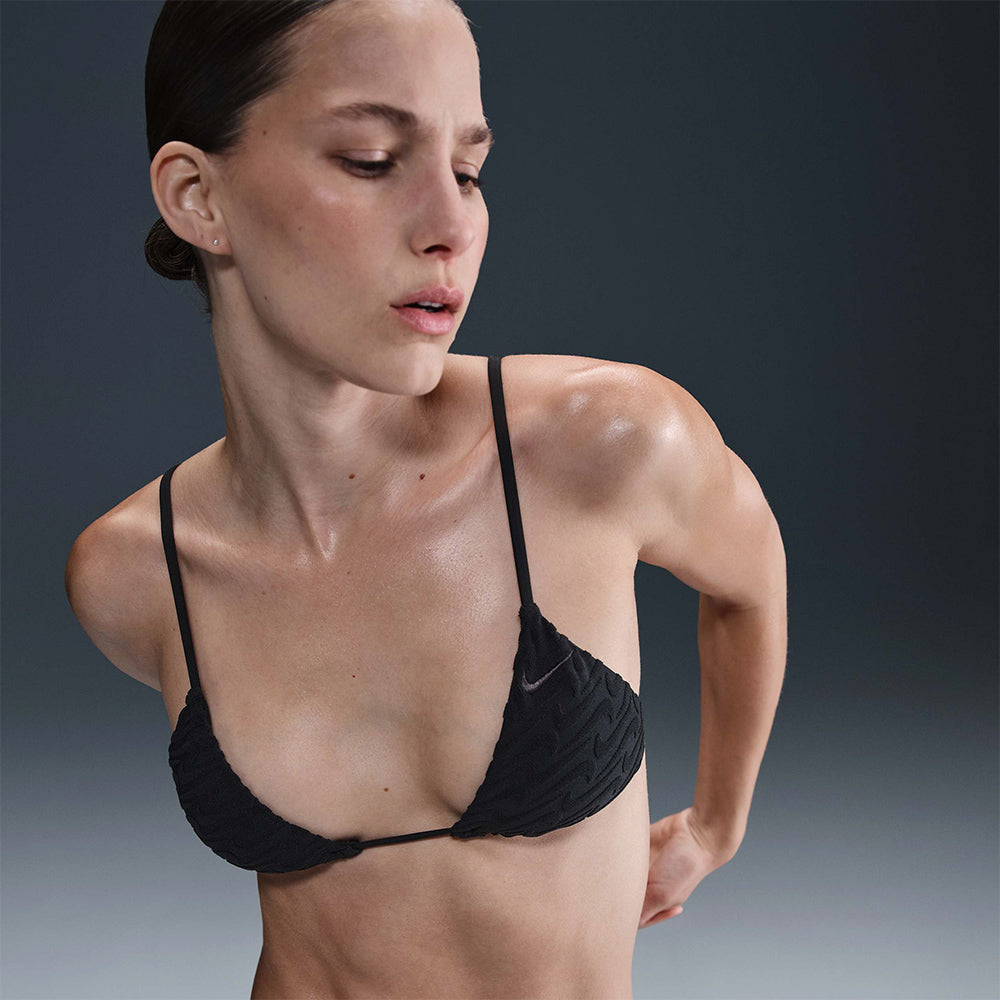 Áo Bơi Thể Thao Nữ Nike Swim Triangle - Đen - Supersports Vietnam