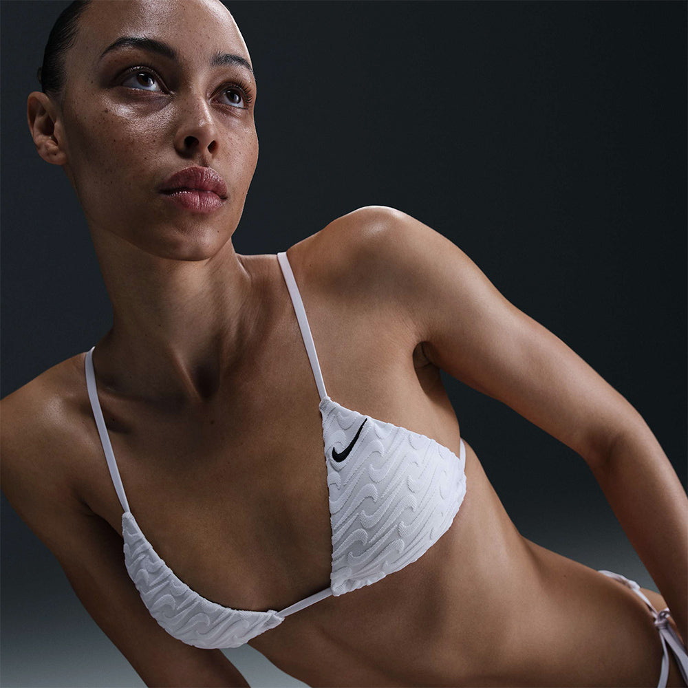 Áo Bơi Thể Thao Nữ Nike Swim Triangle - Trắng - Supersports Vietnam