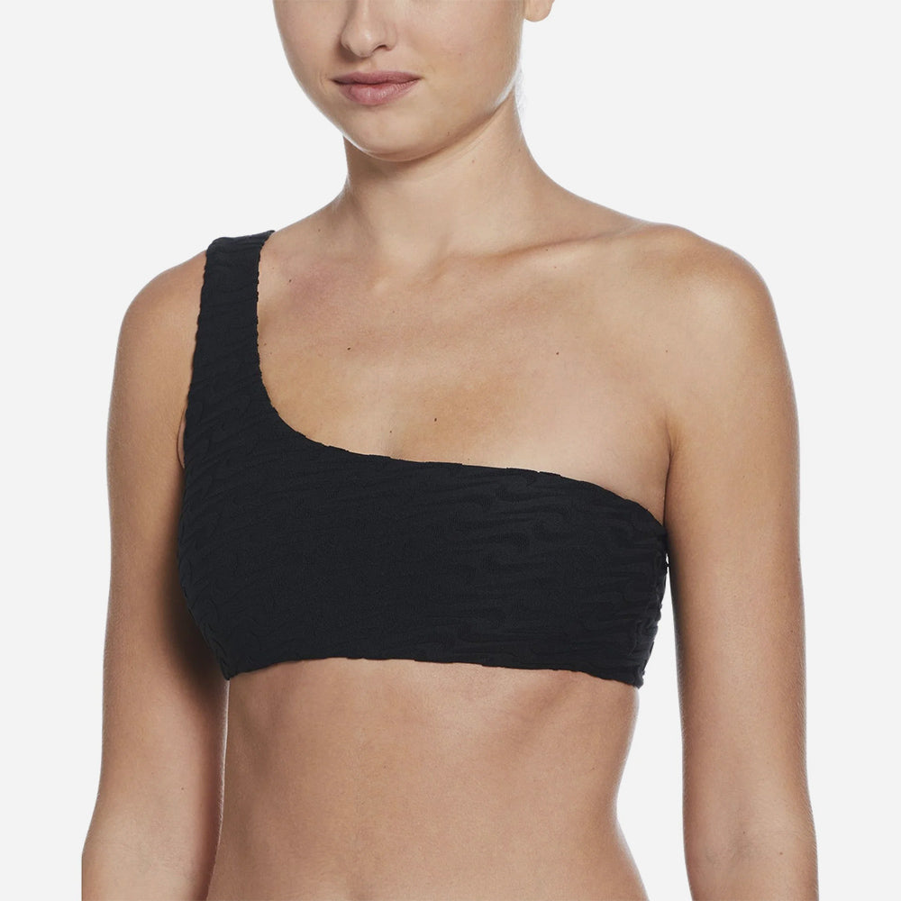 Áo Bơi Thể Thao Nữ Nike Swim Asymetrical - Đen - Supersports Vietnam