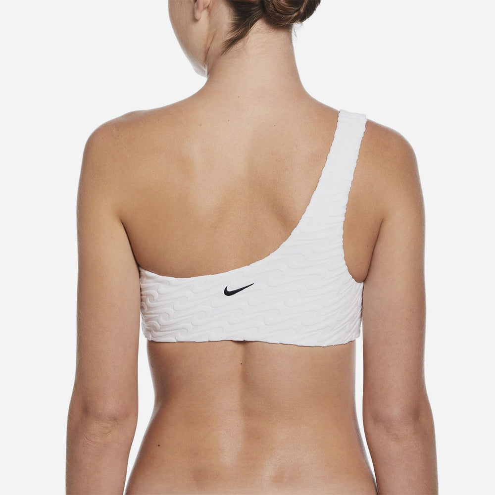 Áo Bơi Thể Thao Nữ Nike Swim Asymetrical - Trắng - Supersports Vietnam