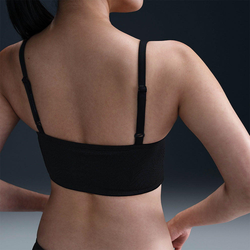 Áo Bơi Thể Thao Nữ Nike Swim Water Texture - Đen - Supersports Vietnam