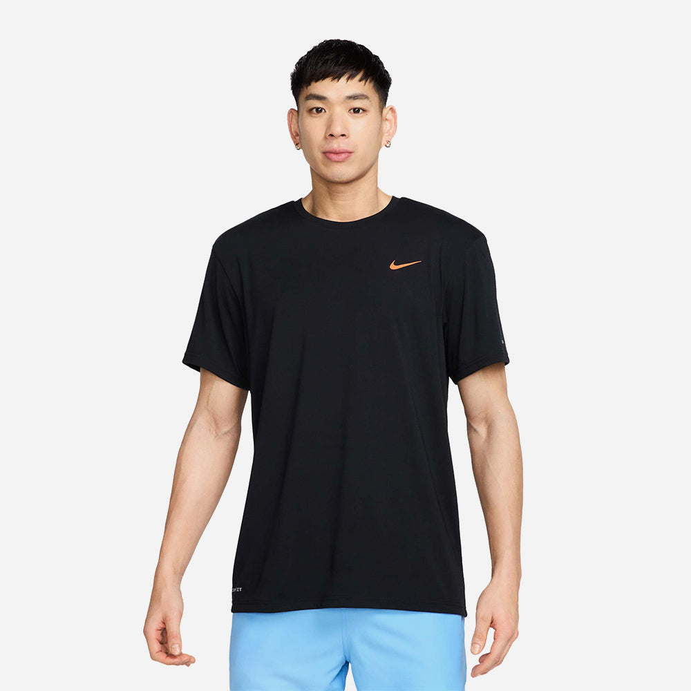 Áo Bơi Thể Thao Nam Nike Swim Short Sleeve Hydroguard - Đen - Supersports Vietnam