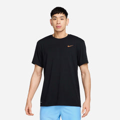 Áo Bơi Thể Thao Nam Nike Swim Short Sleeve Hydroguard - Đen - Supersports Vietnam