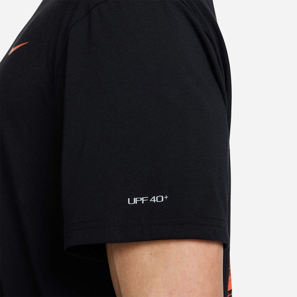 Áo Bơi Thể Thao Nam Nike Swim Short Sleeve Hydroguard - Đen - Supersports Vietnam