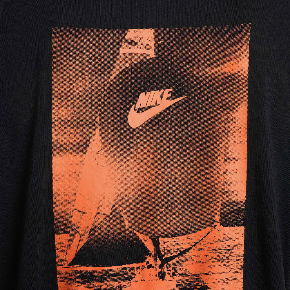 Áo Bơi Thể Thao Nam Nike Swim Short Sleeve Hydroguard - Đen - Supersports Vietnam