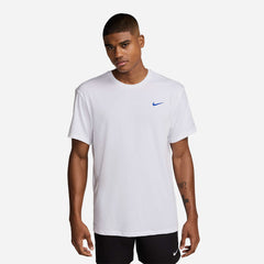 Áo Bơi Thể Thao Nam Nike Swim Short Sleeve Hydroguard - Trắng - Supersports Vietnam