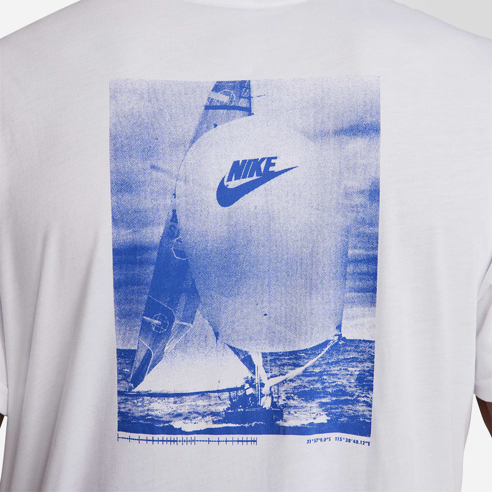 Áo Bơi Thể Thao Nam Nike Swim Short Sleeve Hydroguard - Trắng - Supersports Vietnam