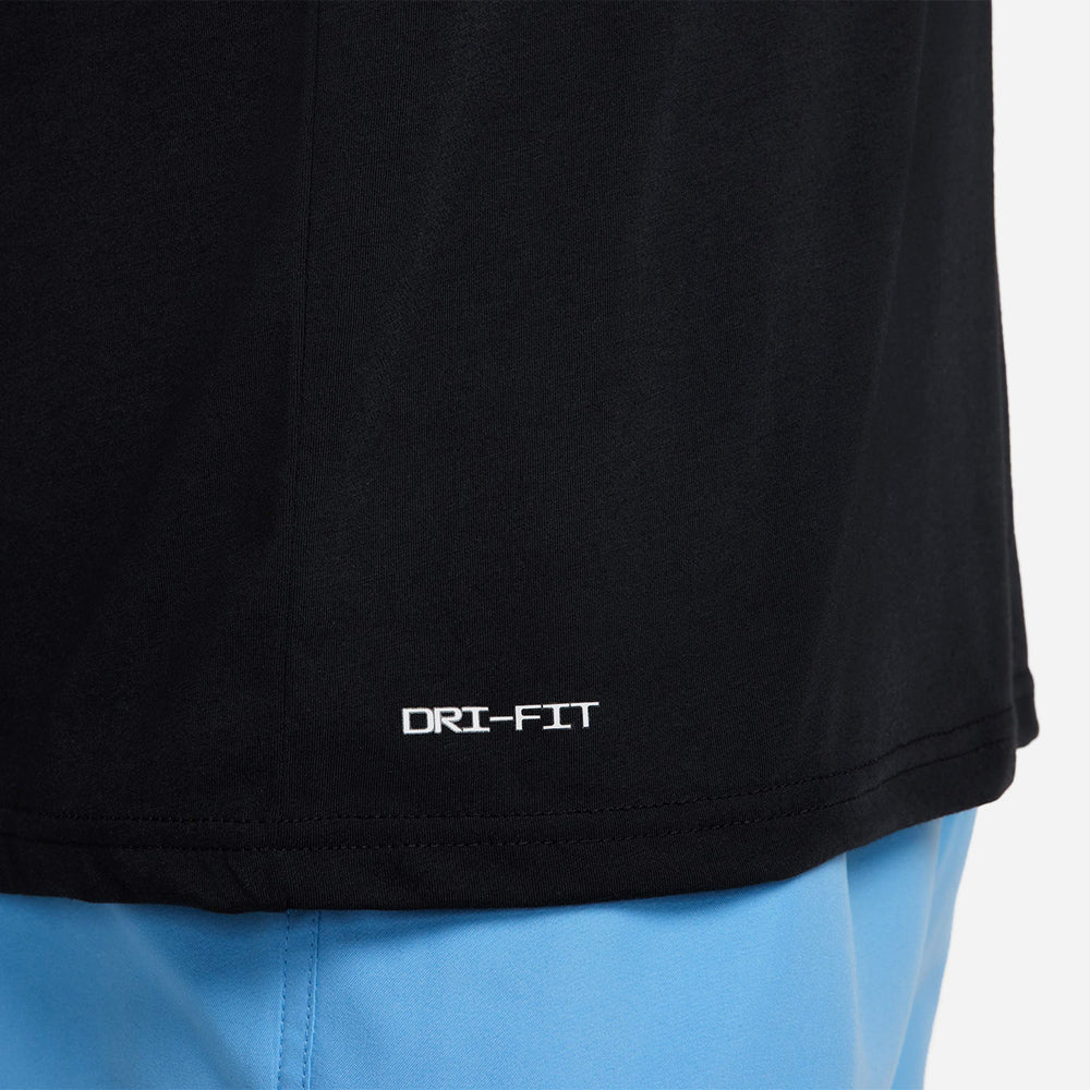 Áo Bơi Thể Thao Nam Nike Swim Short Sleeve Hydroguard - Đen - Supersports Vietnam
