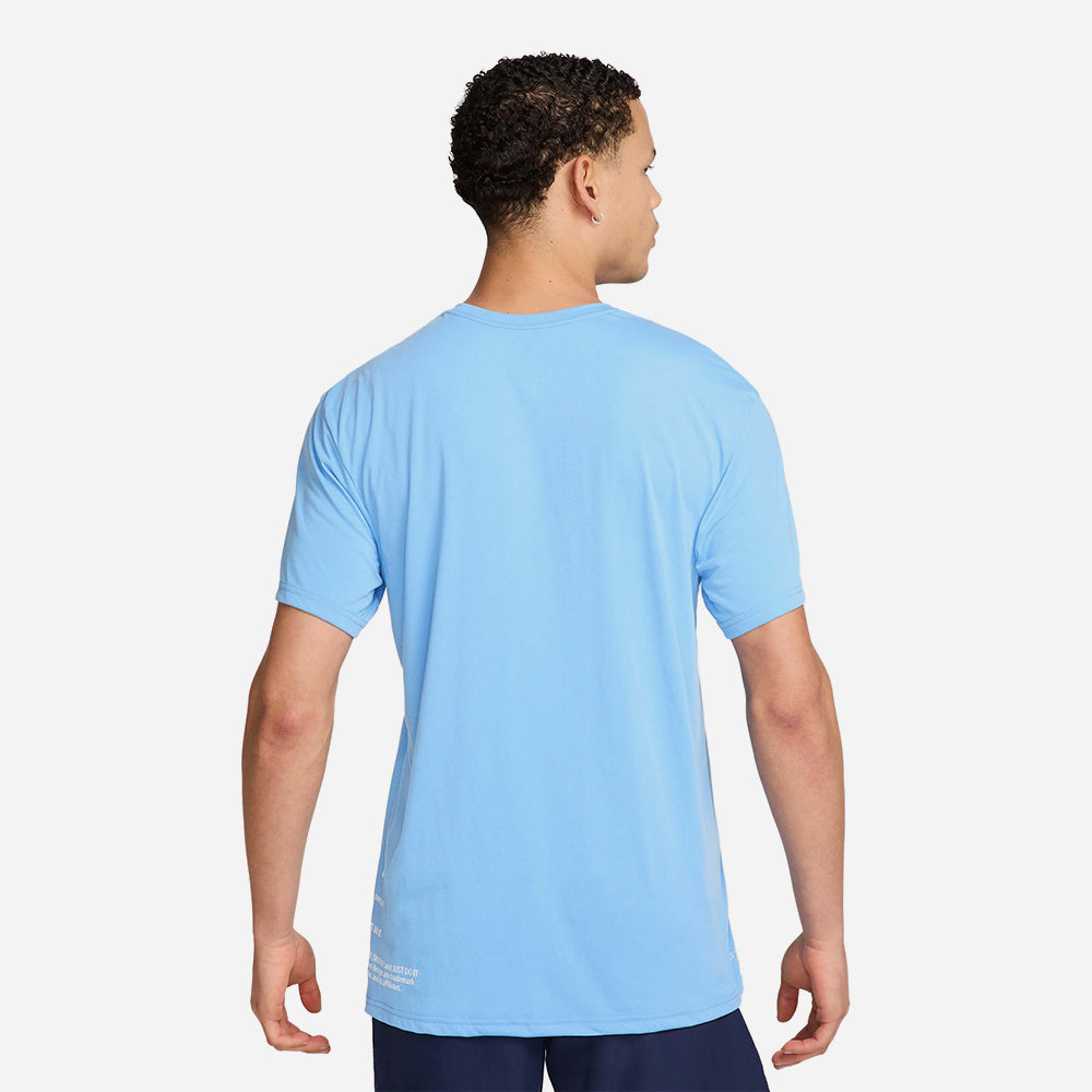 Áo Bơi Thể Thao Nam Nike Swim Short Sleeve Hydroguard - Xanh Dương - Supersports Vietnam