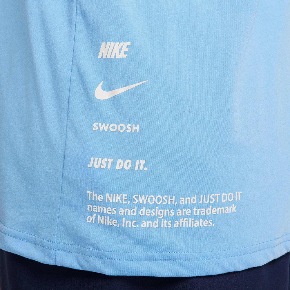 Áo Bơi Thể Thao Nam Nike Swim Short Sleeve Hydroguard - Xanh Dương - Supersports Vietnam