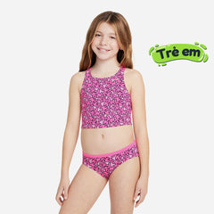 Đồ Bơi Thể Thao Hai Mảnh Bé Gái Nike Swim Spiderback - Hồng - Supersports Vietnam