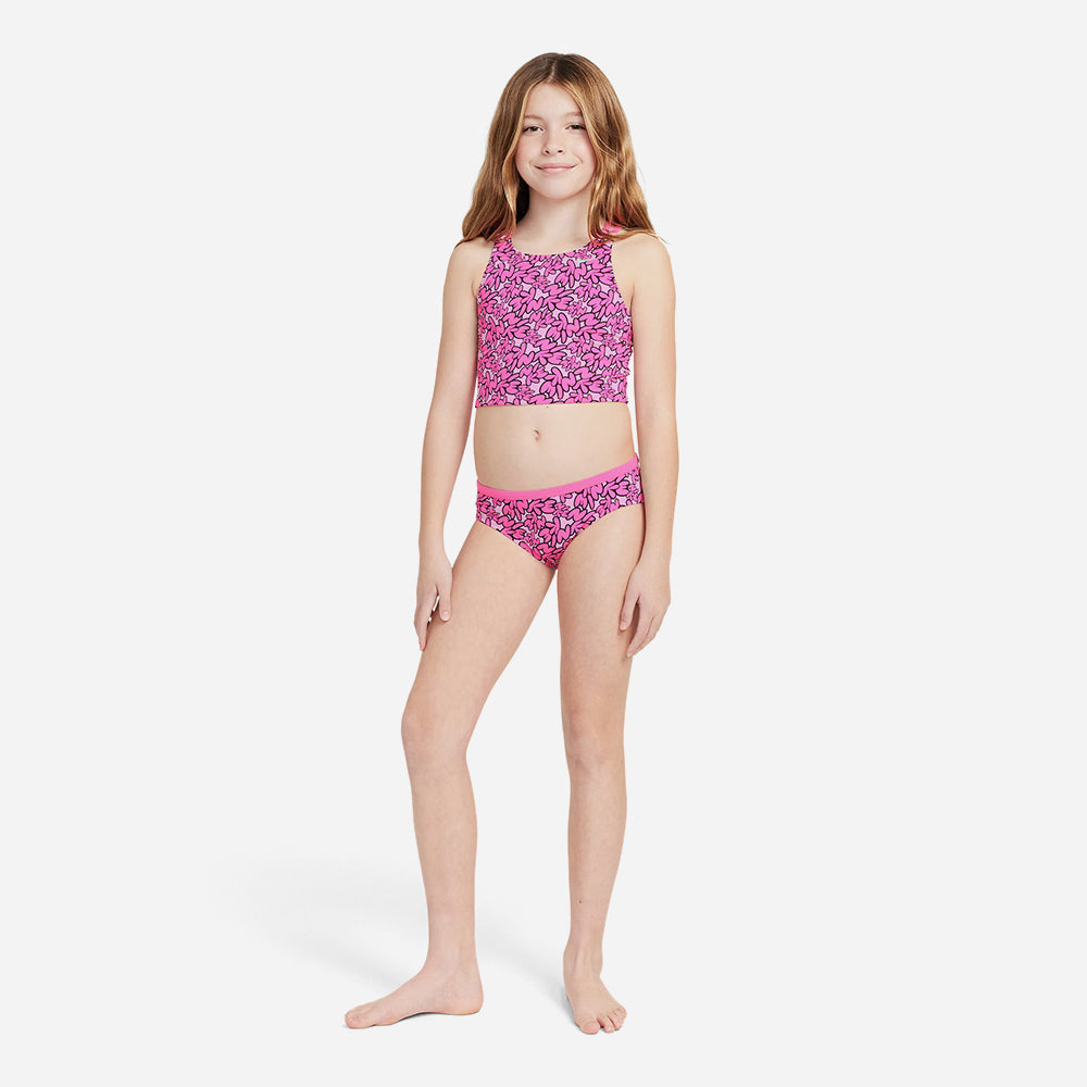 Đồ Bơi Thể Thao Hai Mảnh Bé Gái Nike Swim Spiderback - Hồng - Supersports Vietnam