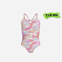 Đồ Bơi Thể Thao Một Mảnh Bé Gái Nike Swim Crossback - Hồng - Supersports Vietnam