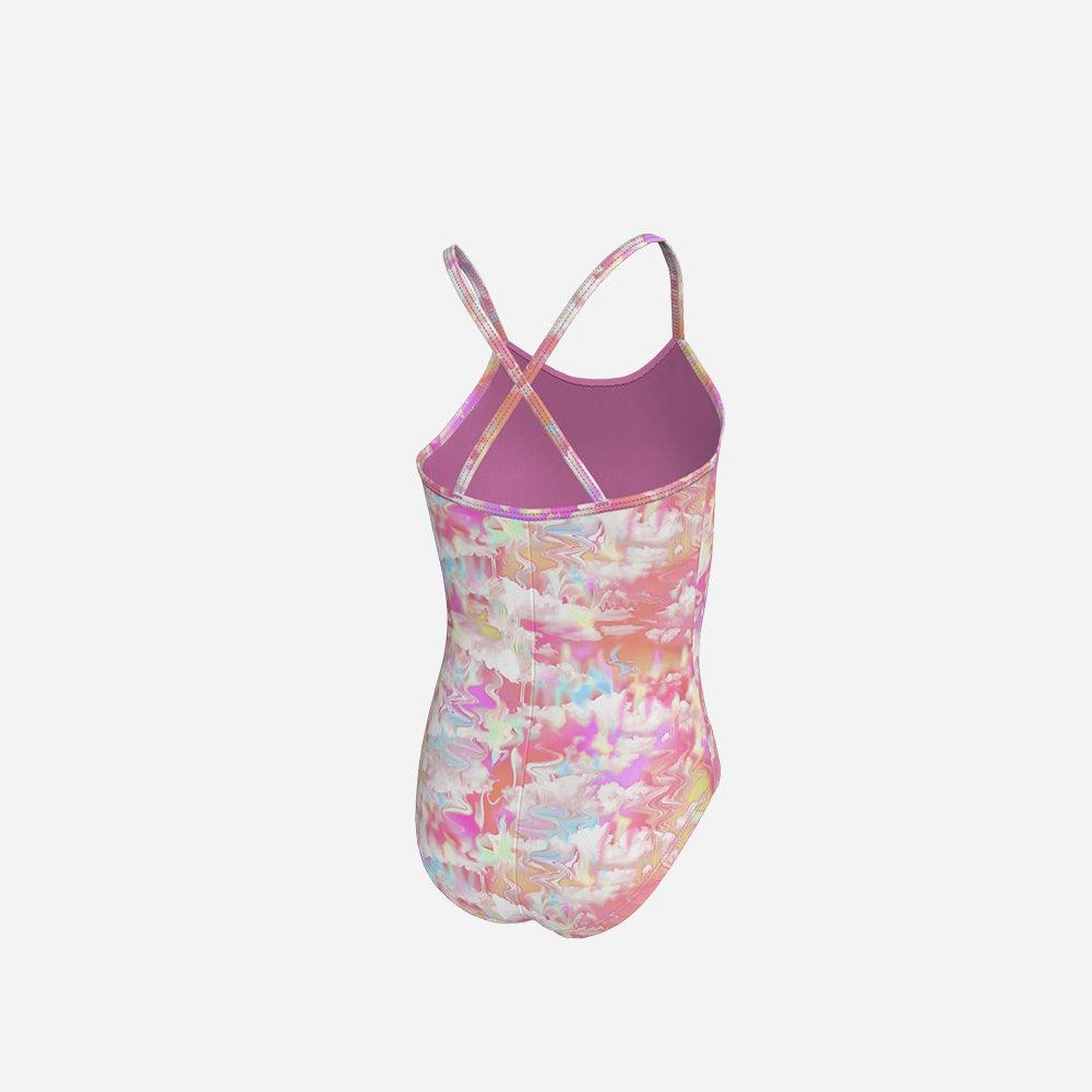 Đồ Bơi Thể Thao Một Mảnh Bé Gái Nike Swim Crossback - Hồng - Supersports Vietnam