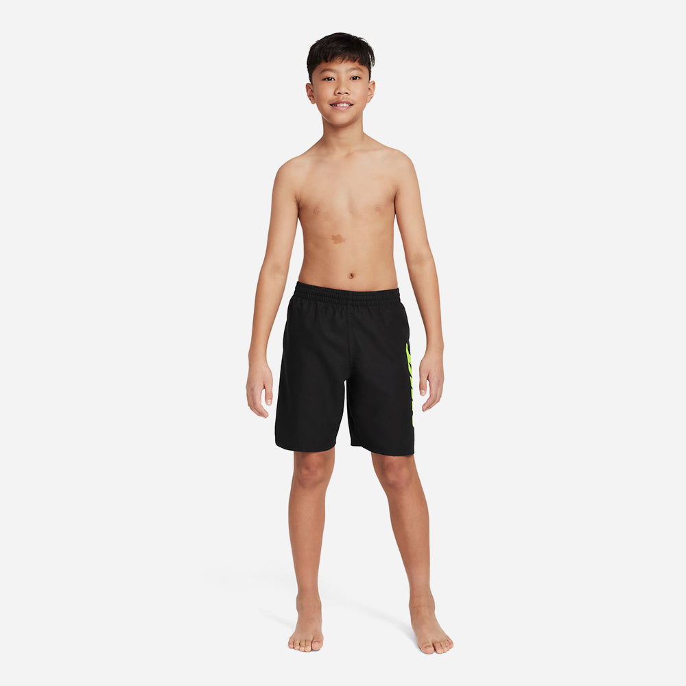 Quần Bơi Thể Thao Bé Trai Nike Swim 7" Volley - Đen - Supersports Vietnam