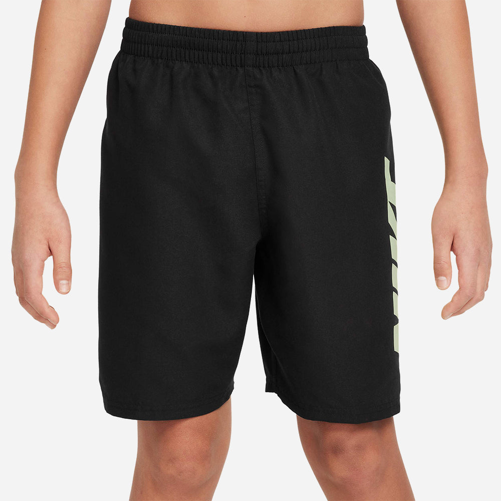 Quần Bơi Thể Thao Bé Trai Nike Swim 7" Volley - Đen - Supersports Vietnam