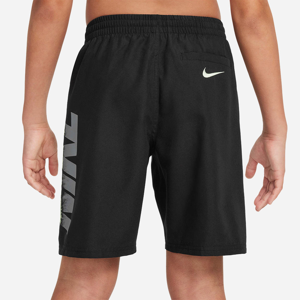 Quần Bơi Thể Thao Bé Trai Nike Swim 7" Volley - Đen - Supersports Vietnam
