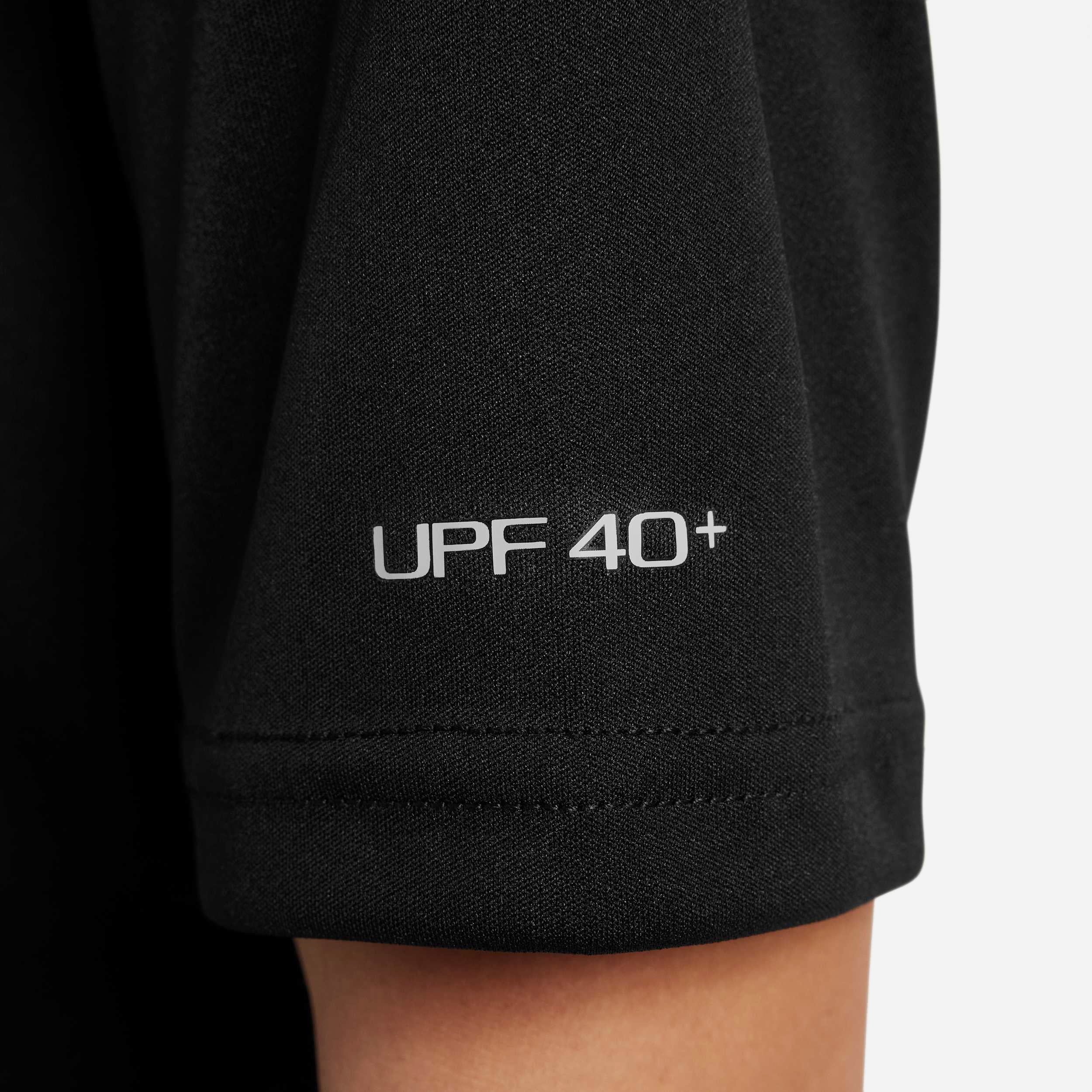 Áo Bơi Bé Trai Nike Swim Short Sleeve Hydroguard - Đen - Supersports Vietnam