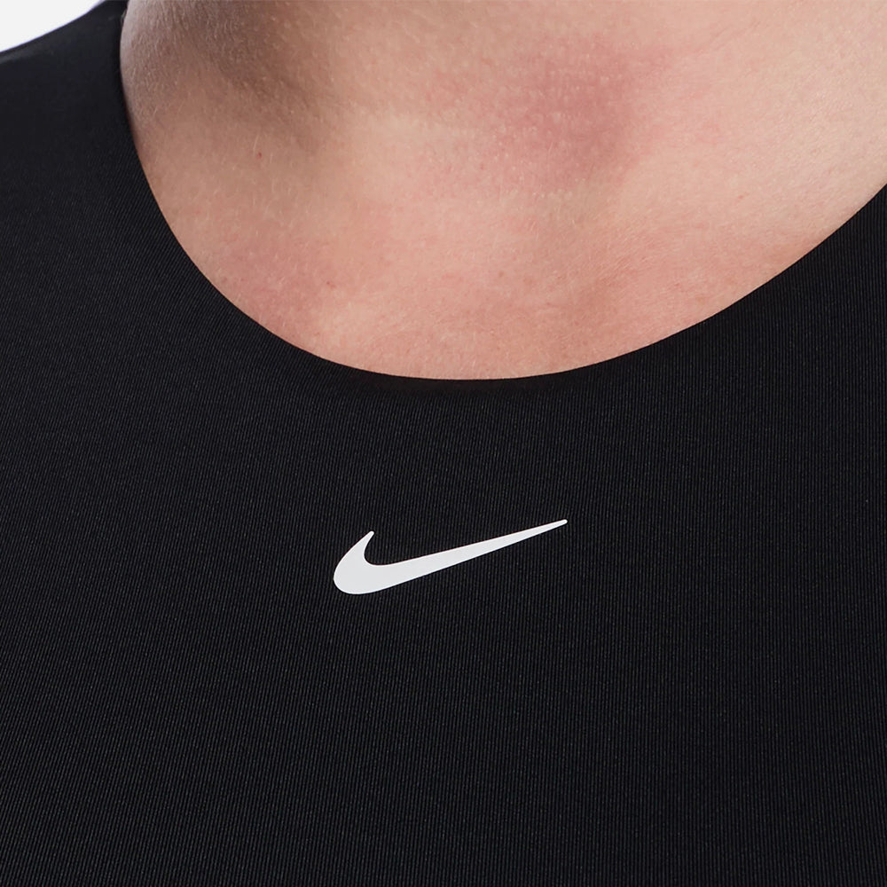 Áo Bơi Chống Nắng Nữ Nike Swim Cropped Short-Sleeve - Đen - Supersports Vietnam