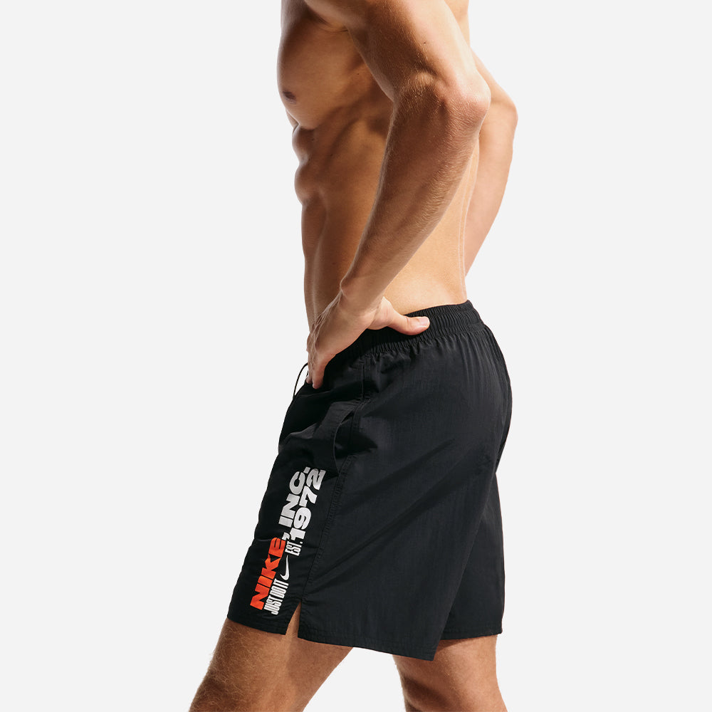 Quần Bơi Nam Nike Swim Breaker Full Mesh 7 Inch Volley - Đen - Supersports Vietnam