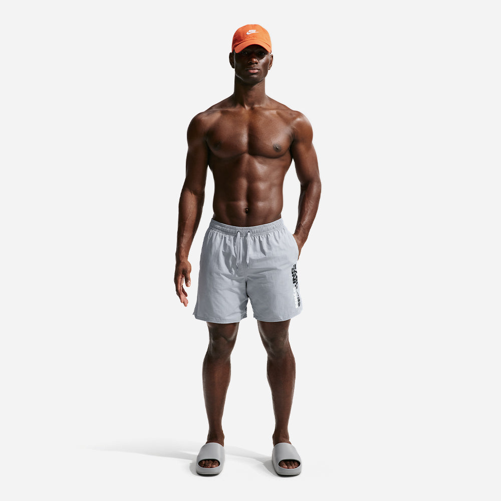 Quần Bơi Nam Nike Swim Breaker Full Mesh 7 Inch Volley - Xám - Supersports Vietnam